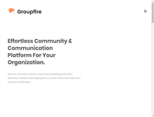 Tablet Screenshot of groupfire.com